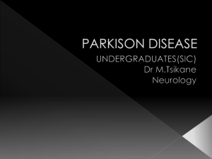 PARKISON DISEASE