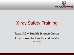 Radiation Safety Training - Texas A&M Health Science Center