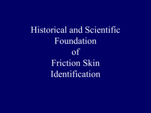 Historical and Scientific Foundation of Friction Skin Comparison