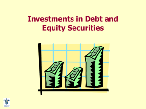 Invest. securities