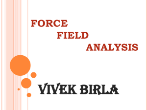 Presentation On Force Field Analysis
