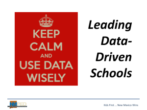 Leading Data-Driven Schools - New Mexico State Department of