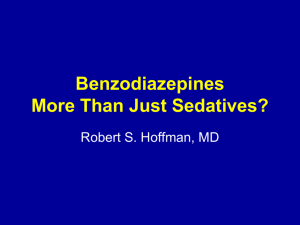 Benzodiazepines for eapcct