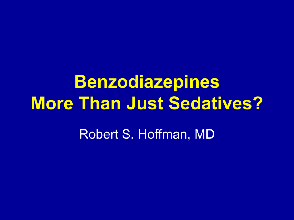 Lorazepam Peripheral Benzodiazepine Receptor