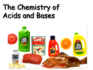 Acids and Bases