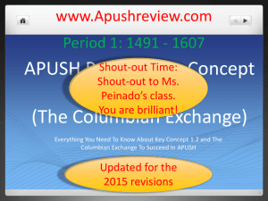 Key Concept 1.2 – 2015 revisions