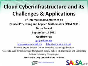 Cloud Cyberinfrastructure and its Challenges & Applications