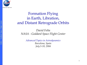 Formation Flying in Earth, Libration, and Distant Retrograde