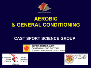 Aerobic & General Conditioning