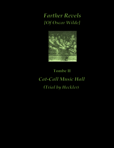 Cat-Call Music Hall - In Memoriam C.3.3.