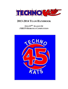 2013-2014 Team Handbook