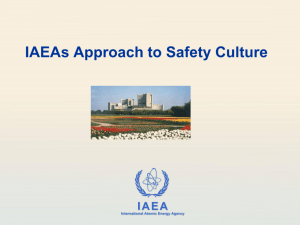 IAEA Safety Standards IAEA Safety Standards