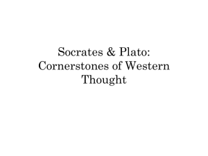 Socrates & Plato: Cornerstones of Western Thought