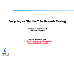 Design Effective Total Rewards Strategy