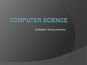Computer Science - BYU Computer Science Students Homepage