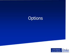 PowerPoint Version of Option Pricing Notes