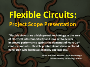 Flexible Circuits: Project Scope Presentation