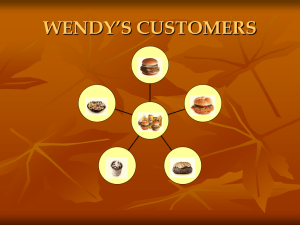 wendys customers - Mercer University