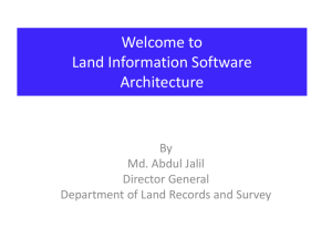 Land Information System (LIS) Architecture