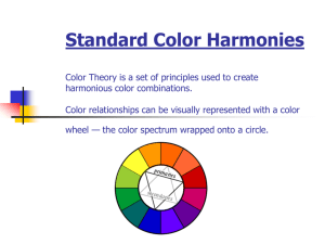 Standard Color Harmonies
