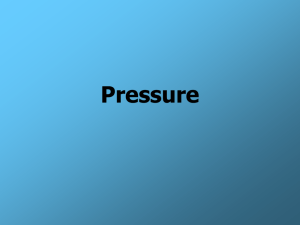 Calculating Pressure and force