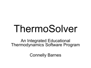 ThermoSolver - Connelly Barnes