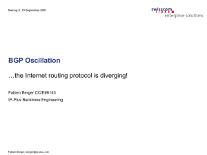 BGP Oscillation