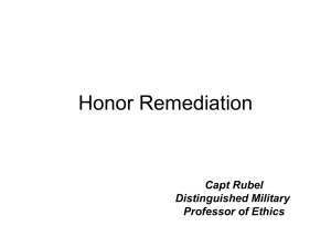 Honor Remediation Brief - DEC 2014