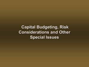 Capital Budgeting