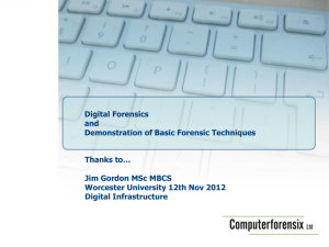 Presentation10 - University of Worcester