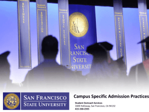San Francisco - The California State University