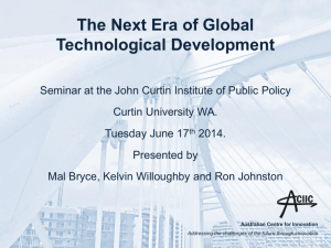 The Next Era of Global Technological Development