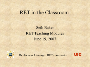 Seth Baker teaching module