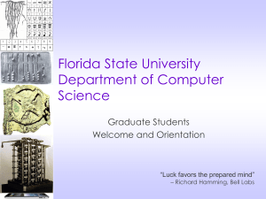 Florida State - FSU Computer Science Department