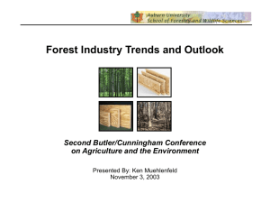 Forest Products Business Conditions