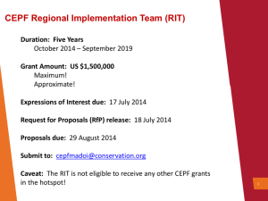 English - Critical Ecosystem Partnership Fund