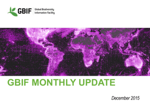 GBIF monthly slides ()
