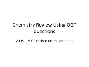 ogt chemistry review power point 1