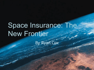 Space Insurance: The New Frontier