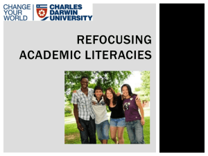 Refocusing Academic Literacies