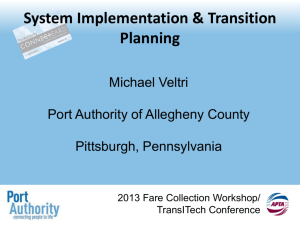 System Implementation & Transition Planning