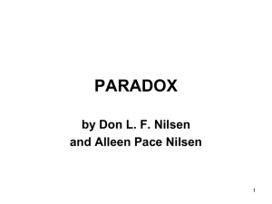 paradox - Arizona State University