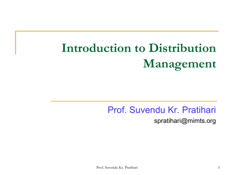 What Is Distribution Channel