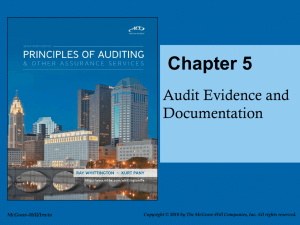 Audit Evidence and Documentation
