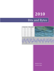 Bits and Bytes - Columbia College