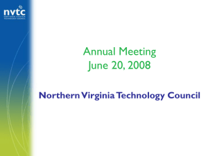 NVTC Associate Forum - Northern Virginia Technology Council