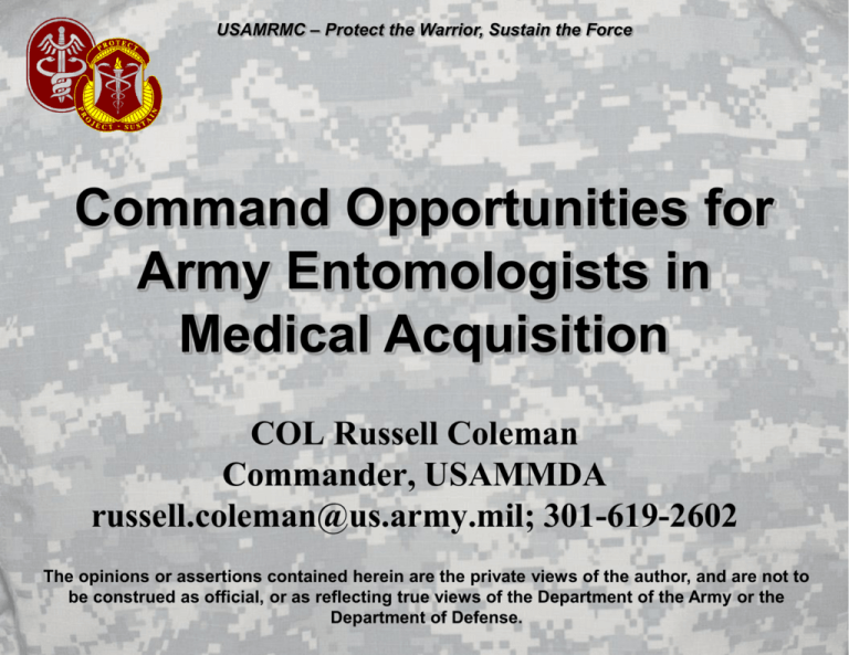 LTC/COL Acquisition Commands: What Are they and How do You