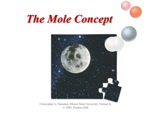 The mole powerpoint