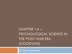 Chapter 4 – wilhelm wundt and the founding of psychology