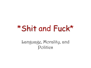 language, morality, and politics